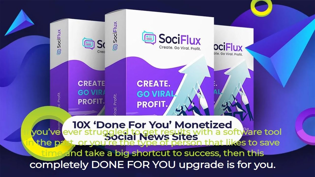 10x Done For You Monetized SociFlux Sites Review | What You Need to Know before Buying It