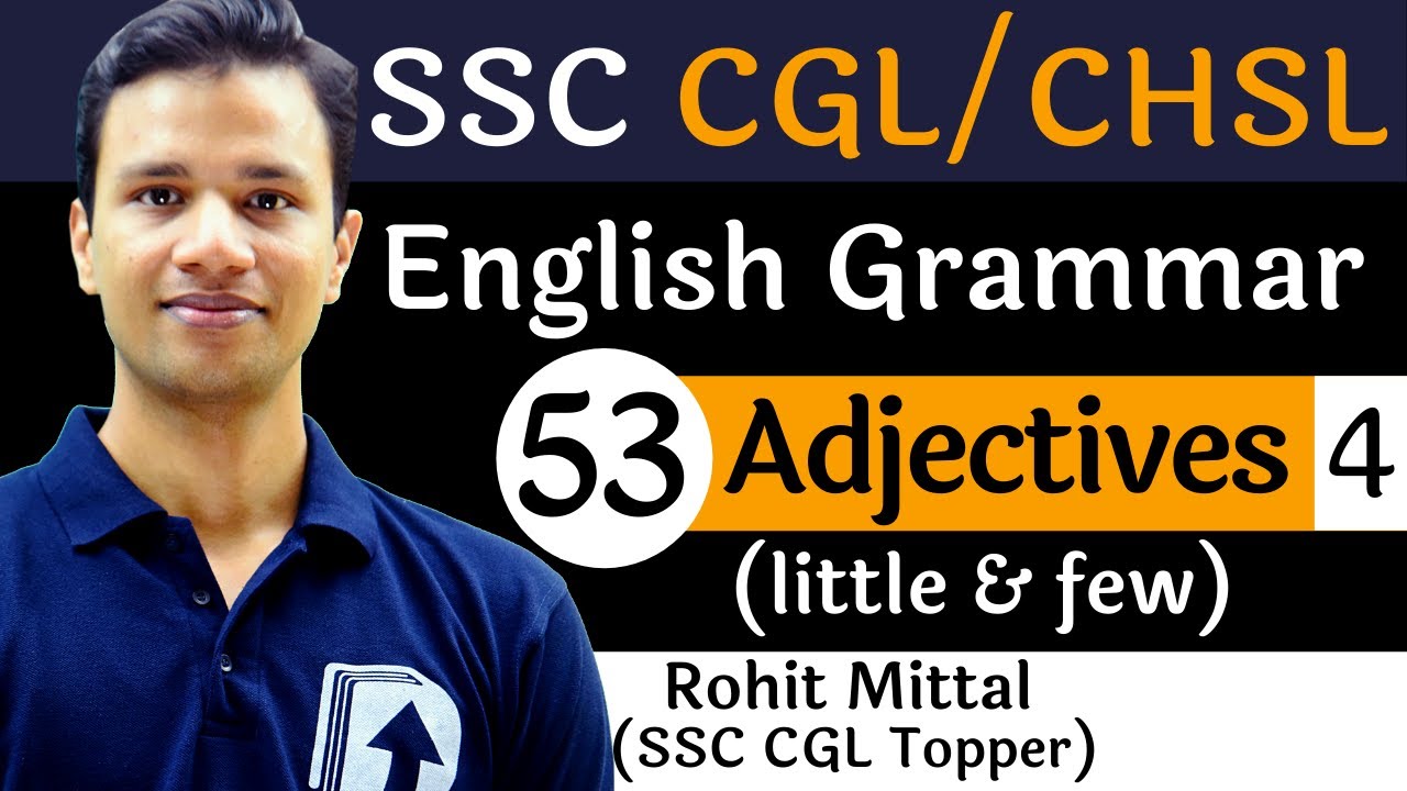 [53] Adjectives - 4 | Grammar for SSC | Devotion Institute | Rohit Sir