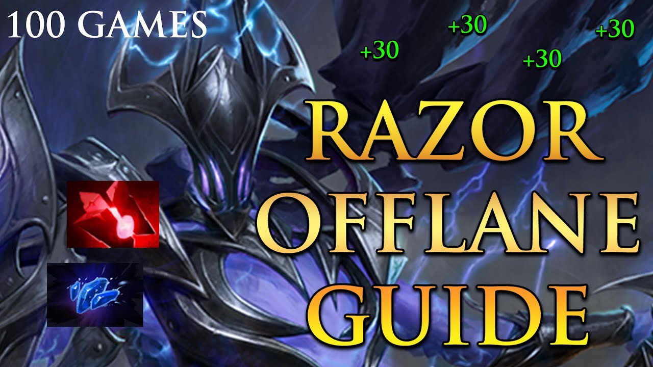 100 Games of Razor Offlane: Bloodstone Guide for Dota 2 | 7.32e