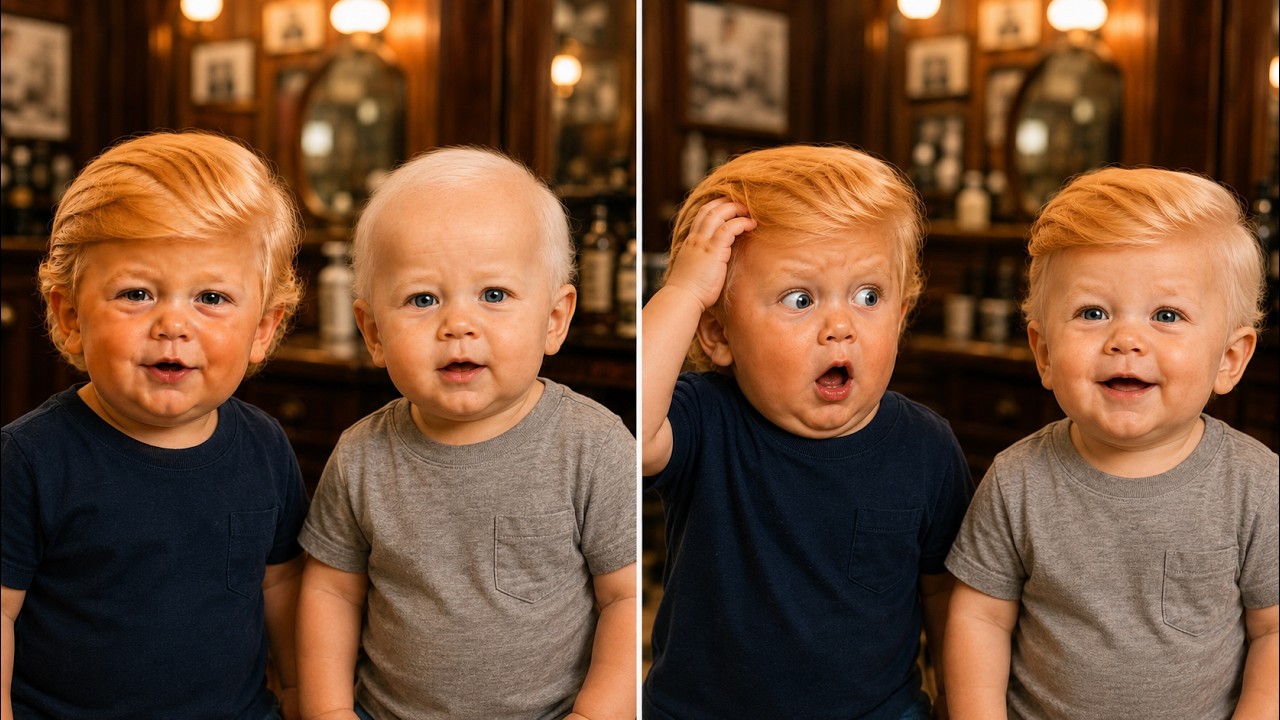 Baby Biden Got Baby Trump&rsquo;s Haircut 😂