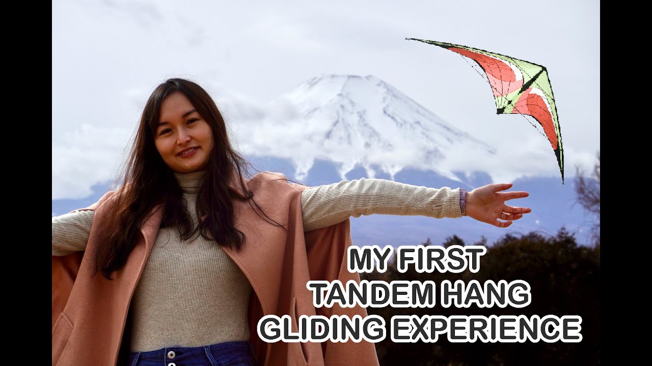 Tandem hang gliding experience in Japan  ハンググライダー体験