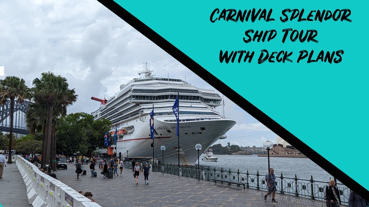 Old Carnival Splendor full ship tour with deck plans 2023