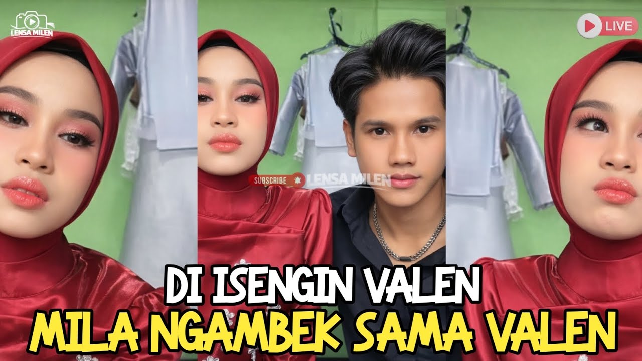 MILA NGAMBEK ❗ KETIKA VALEN ISENGIN MAU HAPUS MAKEUP-NYA | Lensa Milen