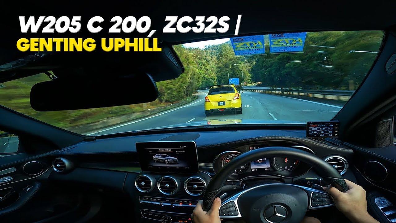 W205 C 200, ZC32S Swift Sport | 云顶 Genting Uphill | May. 18, 2024 (POV)