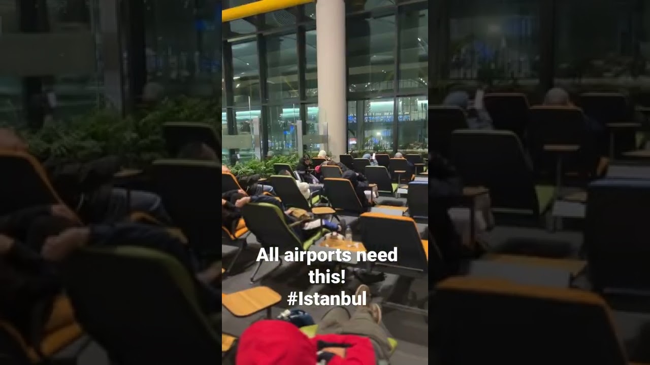 Flight delayed or long transit times? Take a nap at the in the Istanbul International Airport