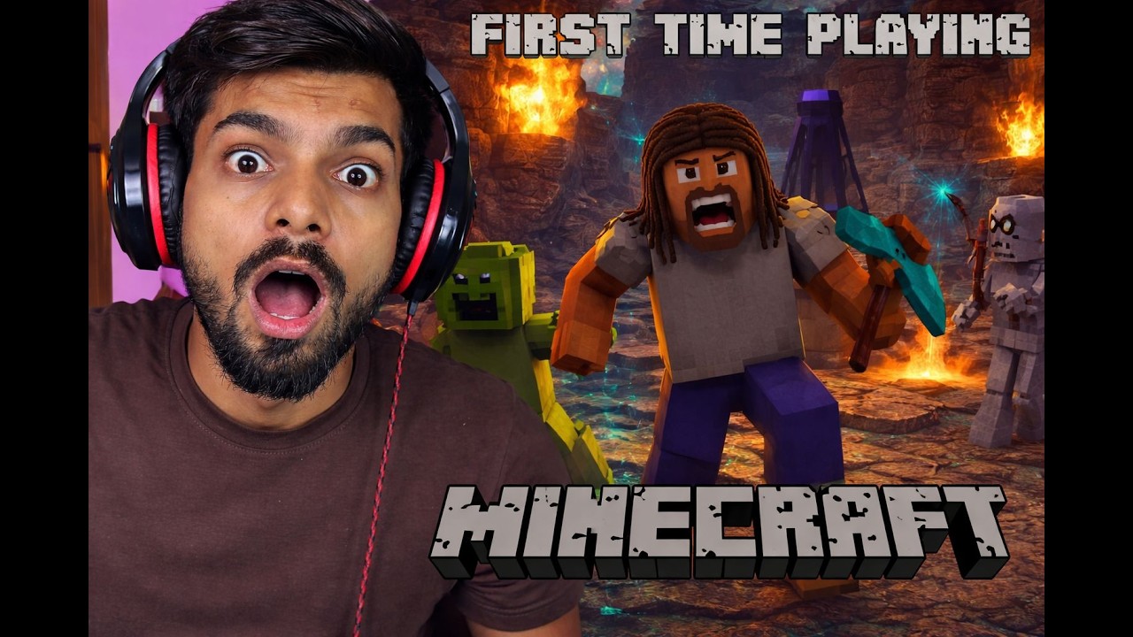 FIRTS TIME PLAY MINECRAFT #bgmilive #bgmi #minecraft #minecraftlive #livegaming #livestreaming #live