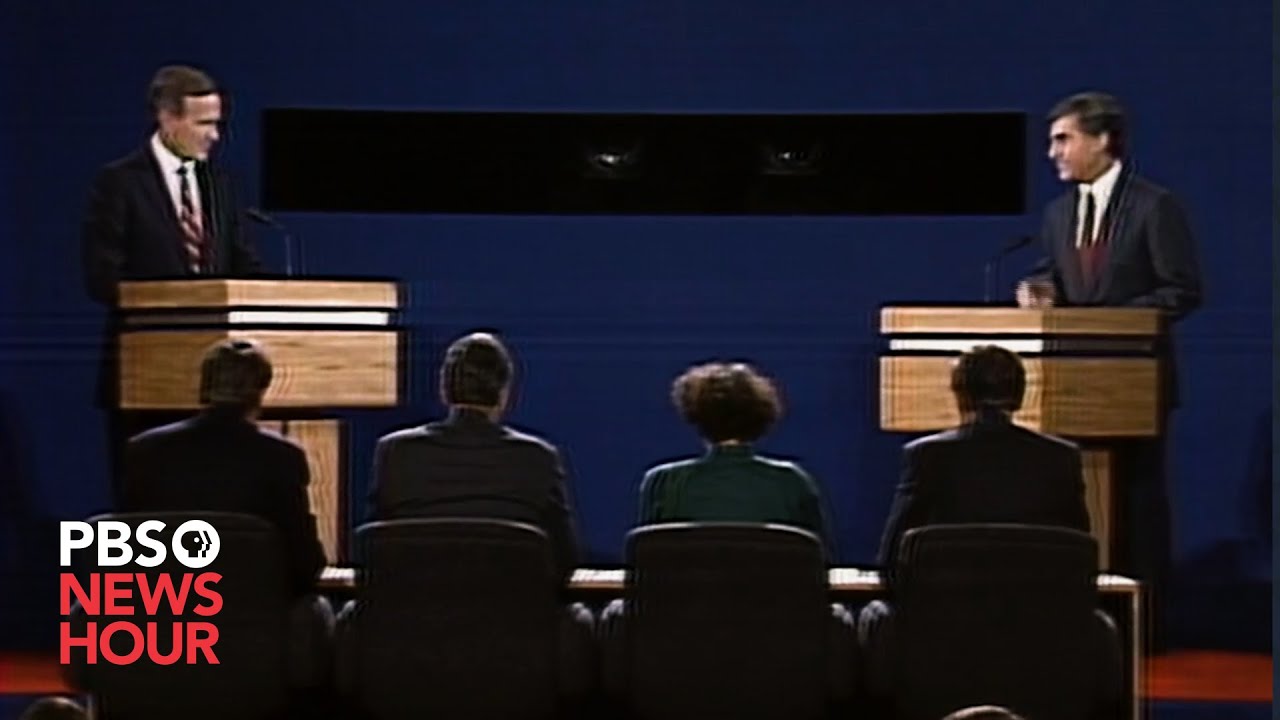 Bush vs. Dukakis: The first 1988 presidential debate