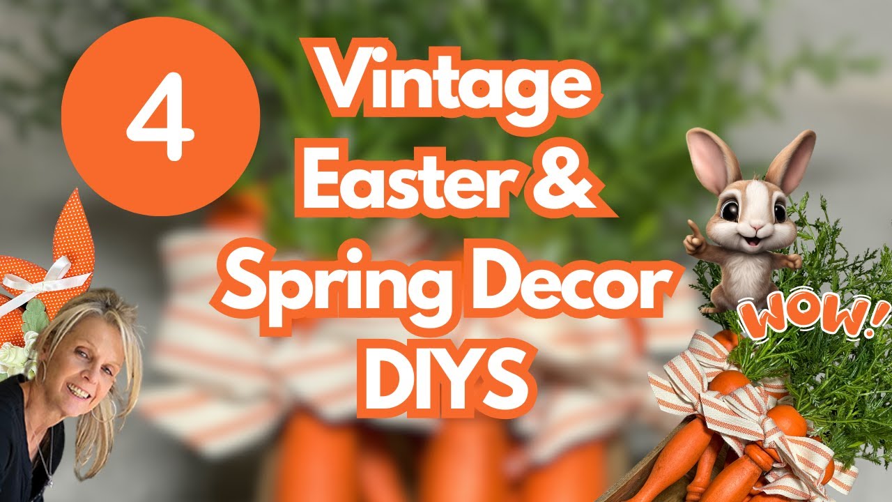 4 *NEW* Spring & Easter Diy Decor Ideas - High End Easter On A Budget