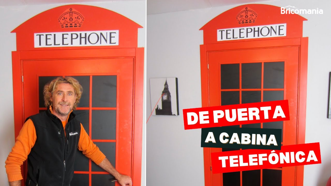 Convierte tu puerta en una cabina telefónica de Londres ¡De aburrida a icónica!
