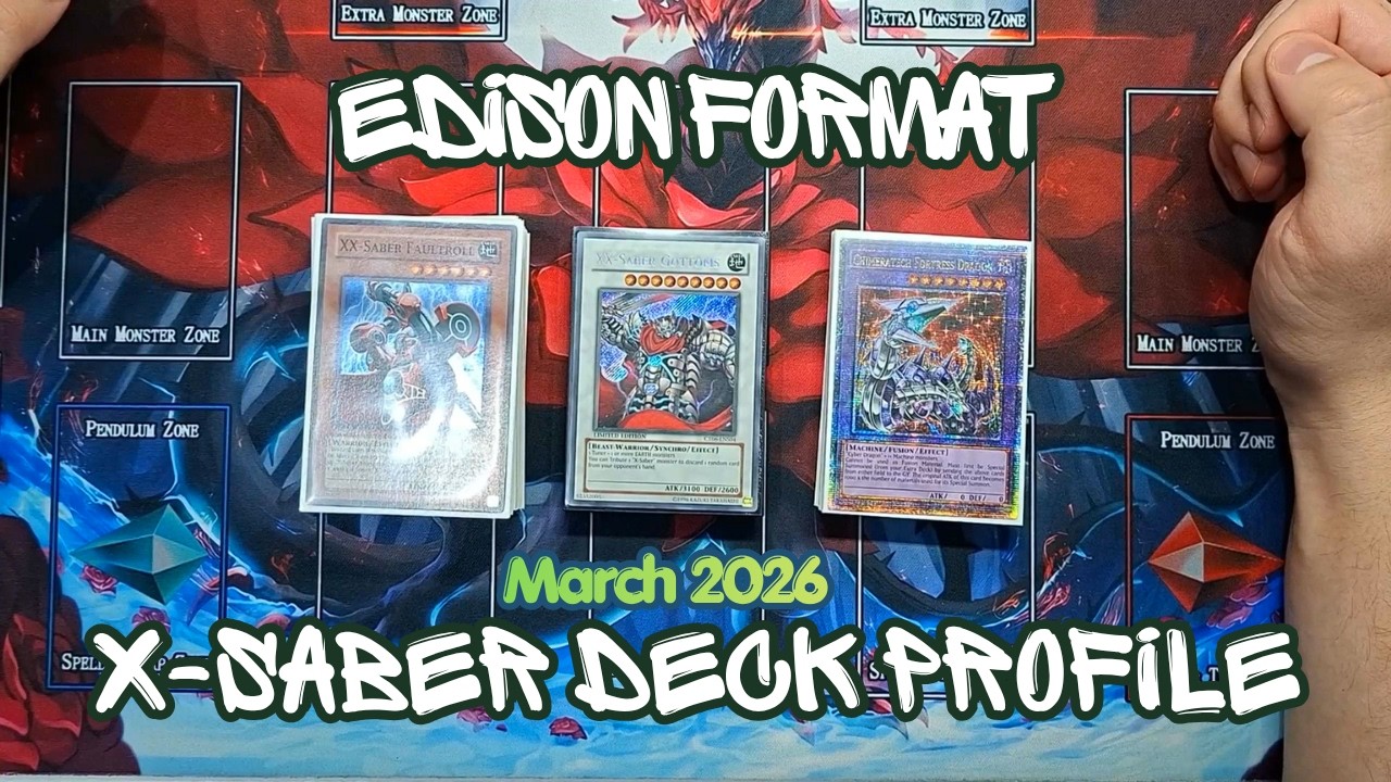 X-SABER Deck Profile / Edison Format / March 2026 + Hand Loop Guide