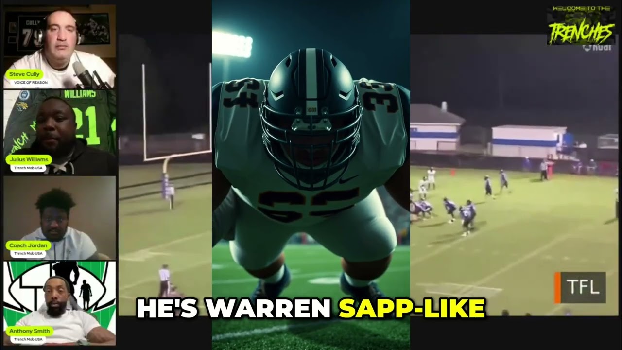 High Schooler's INSANE Talent Reminds Scouts of Warren Sapp! #shorts