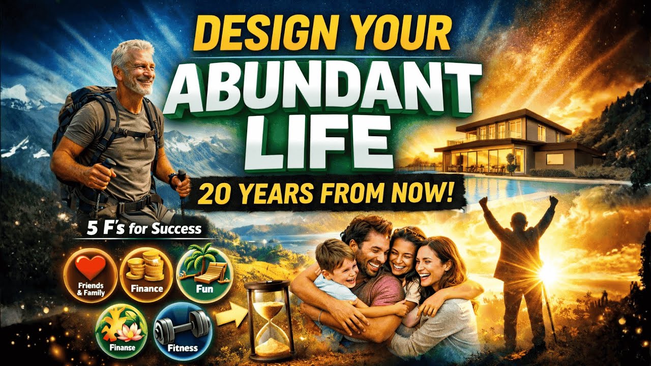 20 Years From Now: Design Your Abundant Life (5 Fs + The Centenarian)
