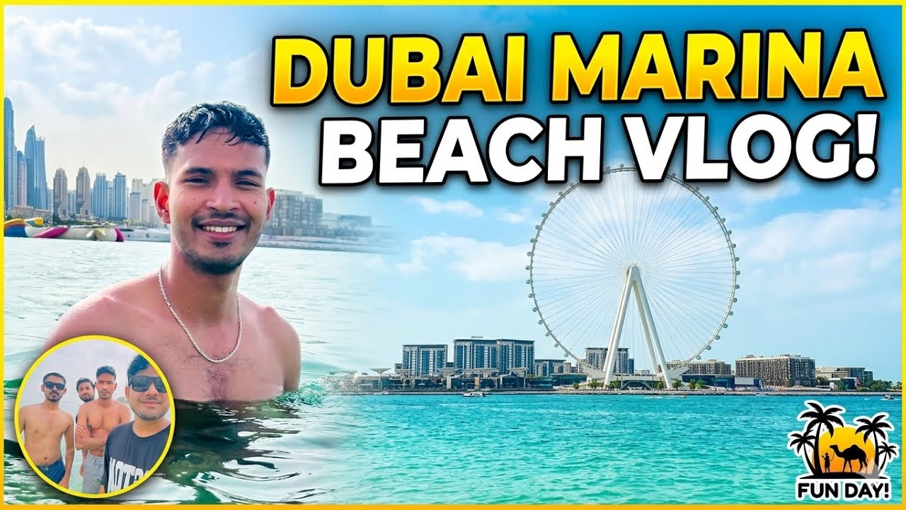 Dubai Marina Beach By Nearest Metro Station DMCC