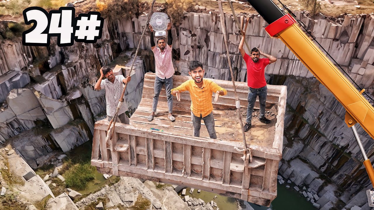 Surviving for 24 hours in marble mines