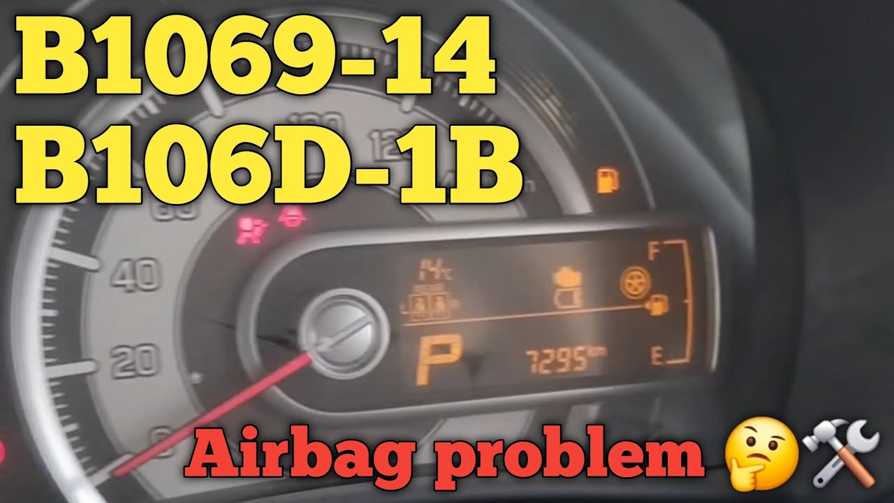 B106D curtain airbag circuit B1069 side airbag circuit short to ground 