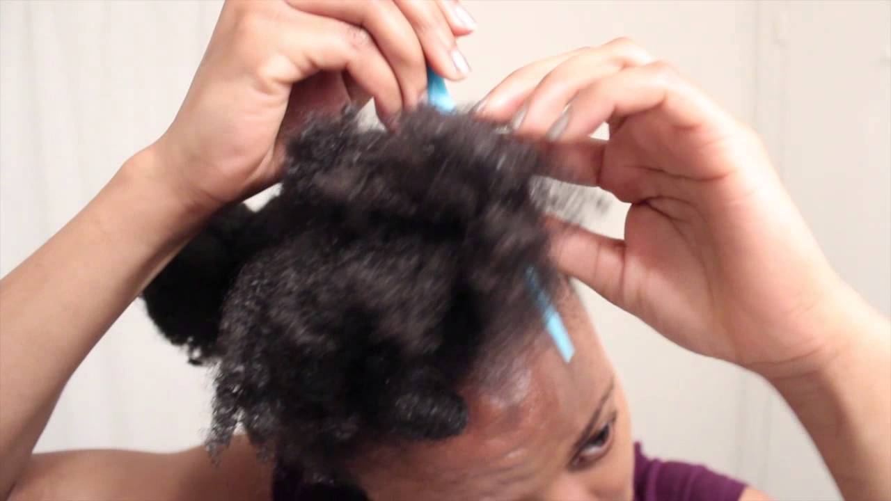 Two  Easy Flat Twists Hairstyles on 4C Hair