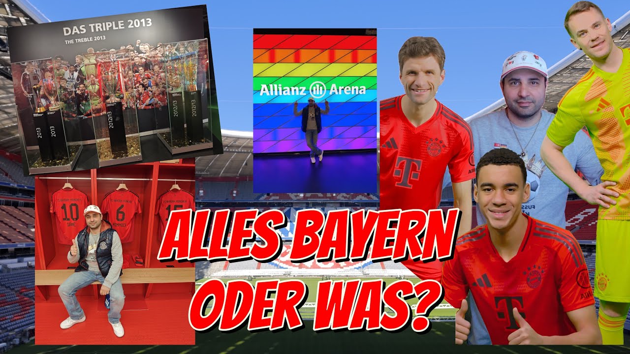 ICH HABE FC BAYERN MUSEUM & ALLIANZ ARENA BESUCHT #football #bayern #museum #stadium #sport #germany