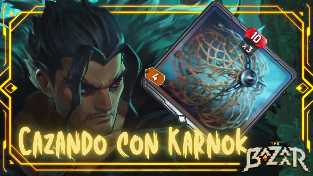 Primera partida con Karnok, una locura sus ítems!!! 