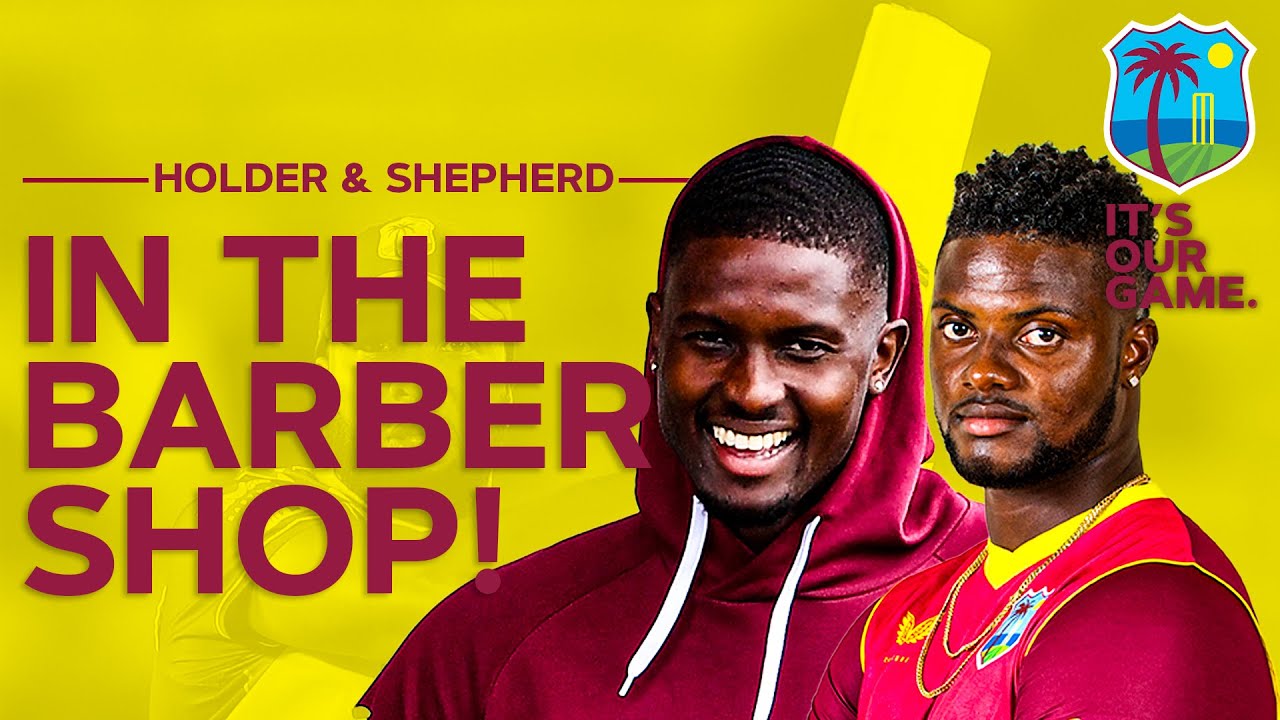 Holder & Shepherd Talk Haircuts & Cricket in the Barbershop!