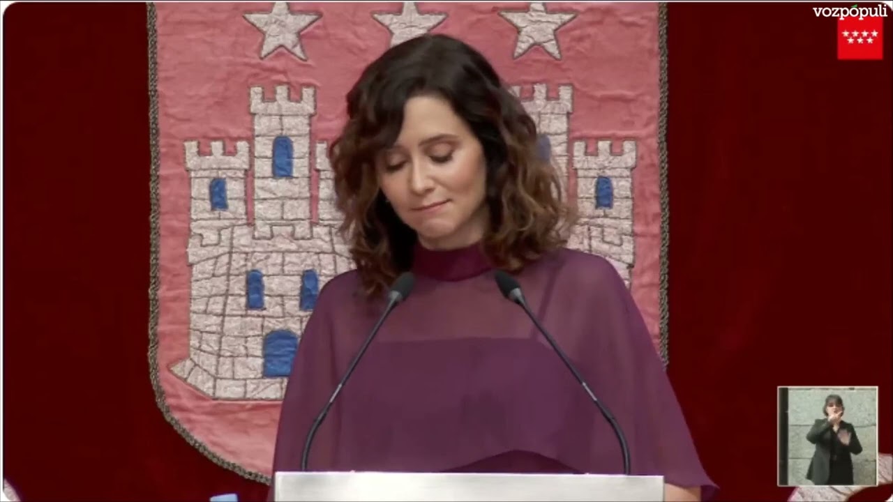 Ayuso defiende la Constitución y el papel de Madrid