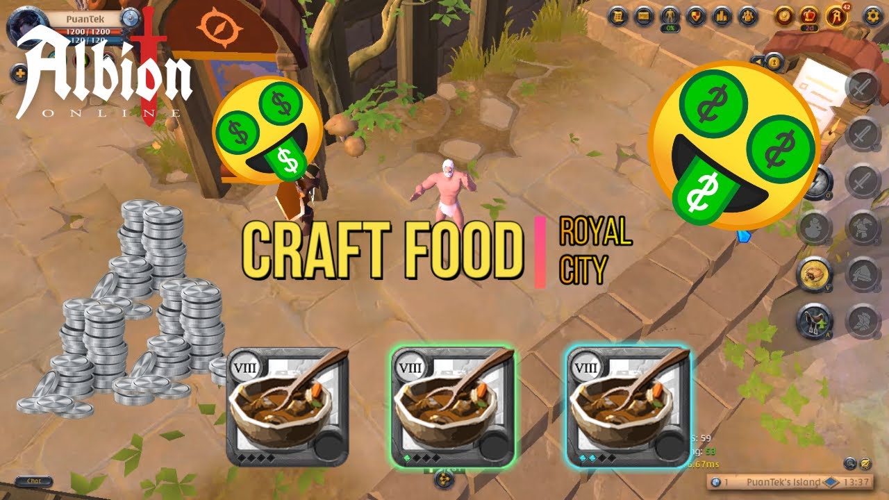Crafting Food (Beef Stew) - Albion Online