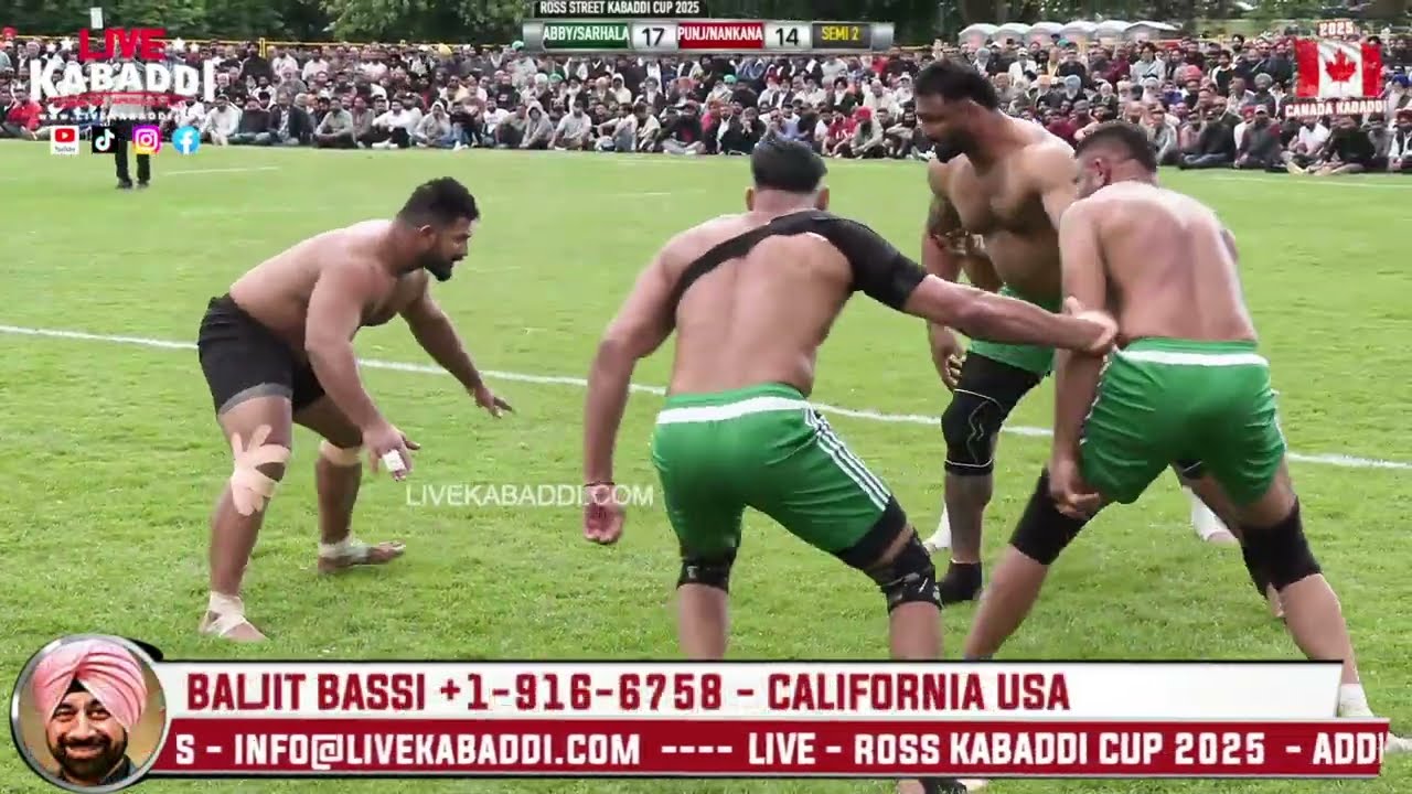 SEMI 2 - Ross Street Kabaddi Cup 2025 - Canada Kabaddi