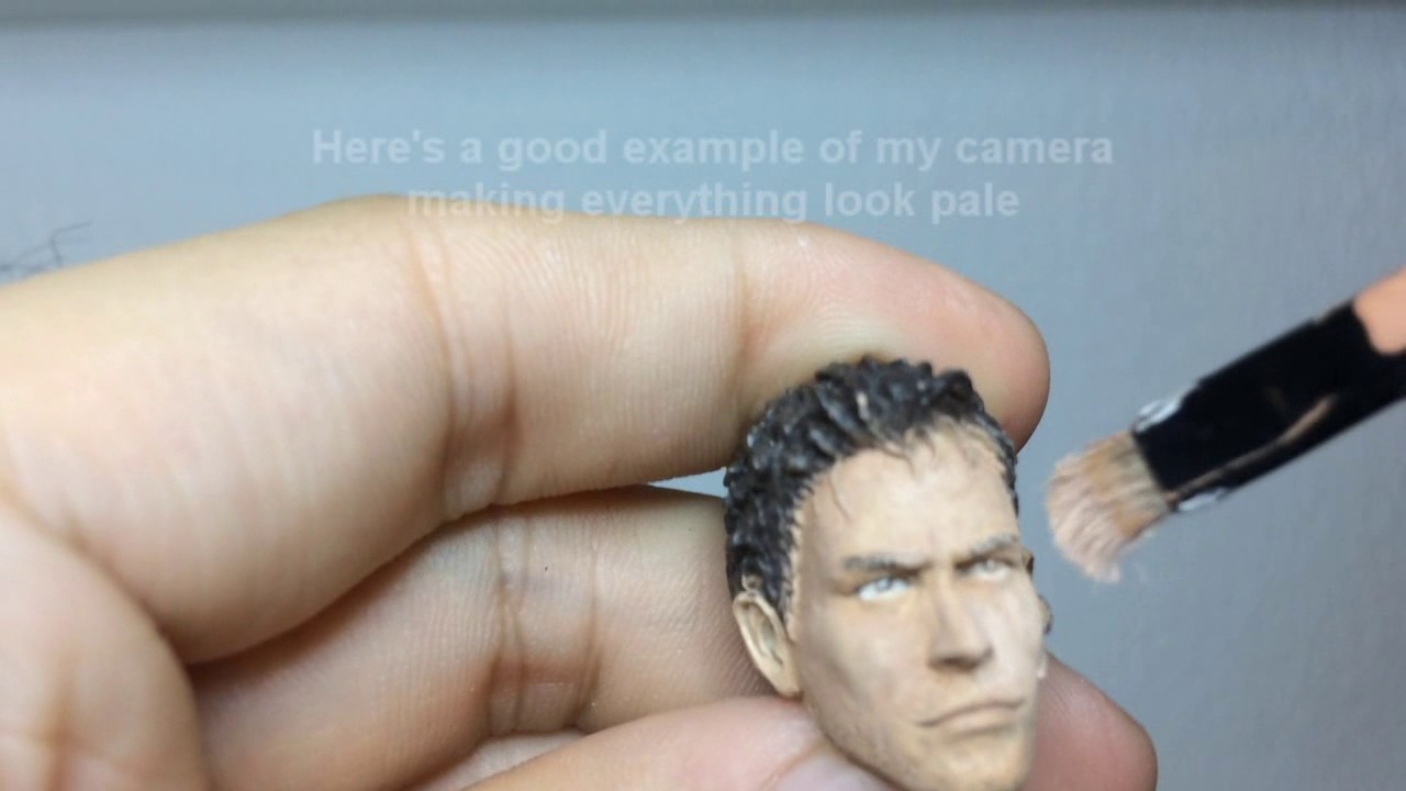 How to paint Skin, Eyes, and Lips - Customizing Live - Custom Action Figure Tutorial