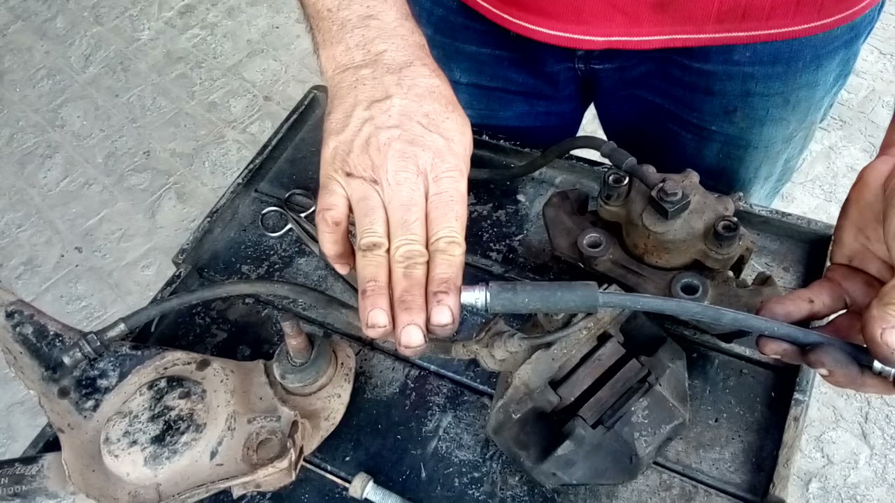 Como adaptar pinça de freio do Corsa no Chevette