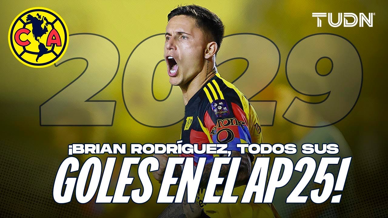 ⚽️🔥 ¡Brian Rodríguez RENUEVA y REVIVIMOS todos sus goles en el Apertura 2025! 🦅⚽️ | TUDN