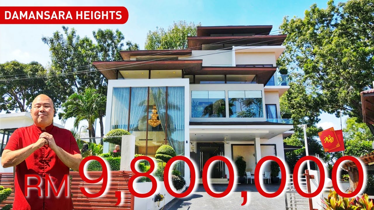 House Tour 42: Luxury Mansion w Victorian Hotel Interior & Resort style outdoor in Damansara Heights