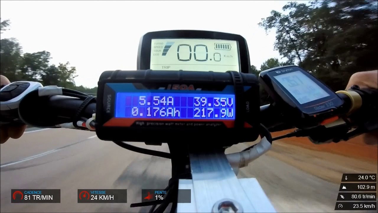 Test TSDZ2 36V Cadence moyenne et max