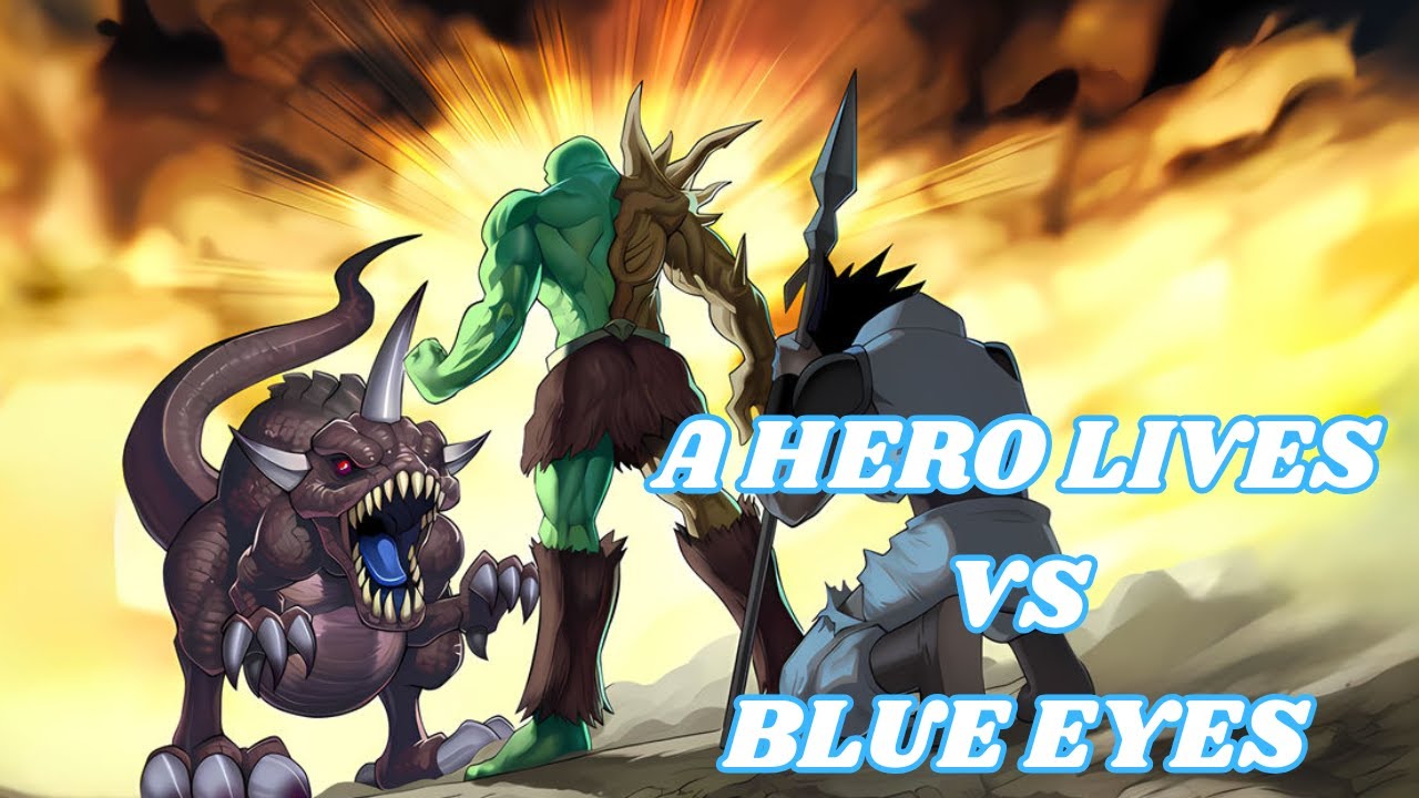 A HERO LIVES vs BLUE EYES! [1] | Hero Deck Yu-Gi-Oh! Master Duel