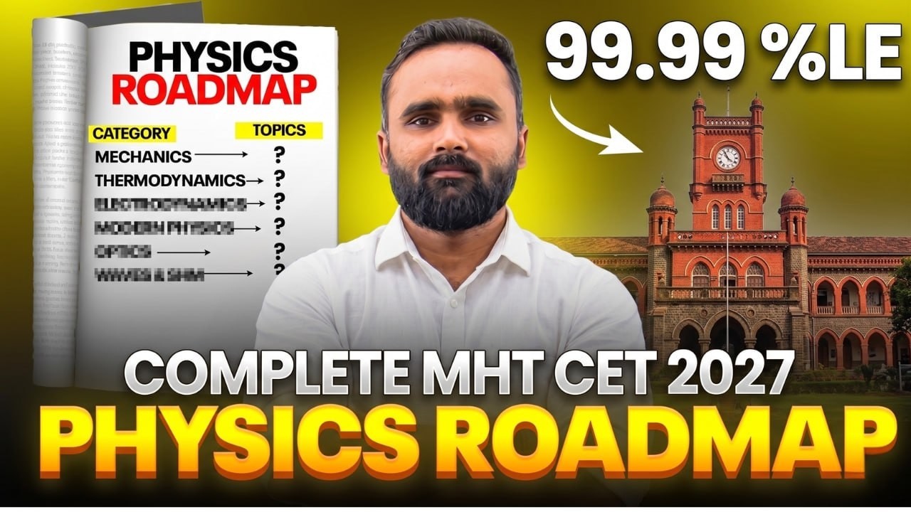 99.99 Percentile in PHYSICS | MHTCET 2027 | Pradeep Giri Sir