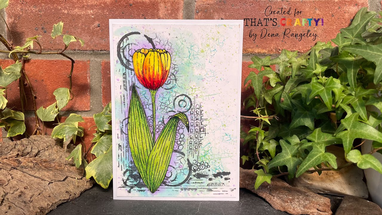 That’s crafty Tulips card