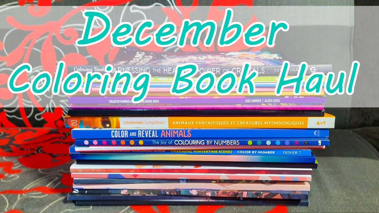 December Coloring Book Haul | 2023