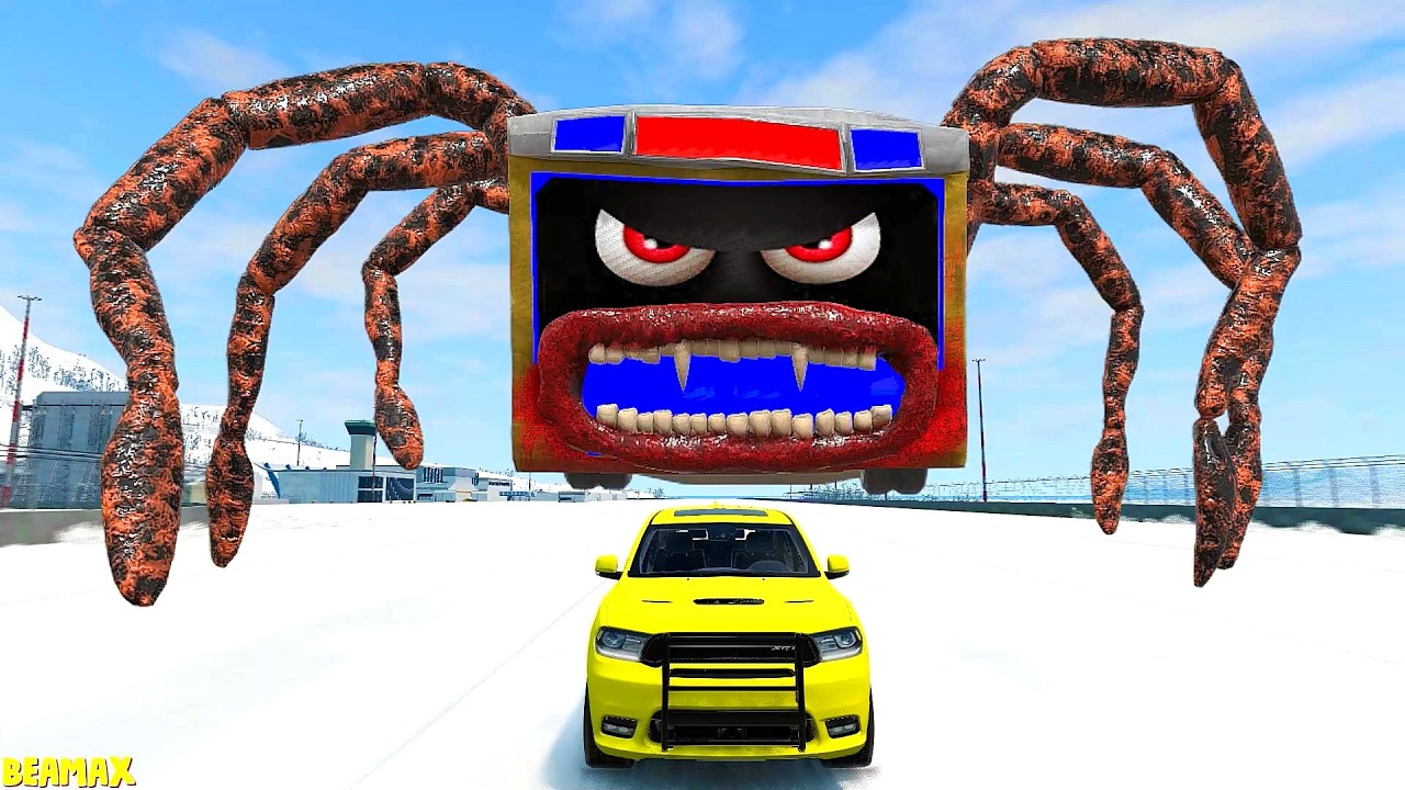 Epic Escape From Bus Eater | Car VS Bus Eater | BeamNG.Drive