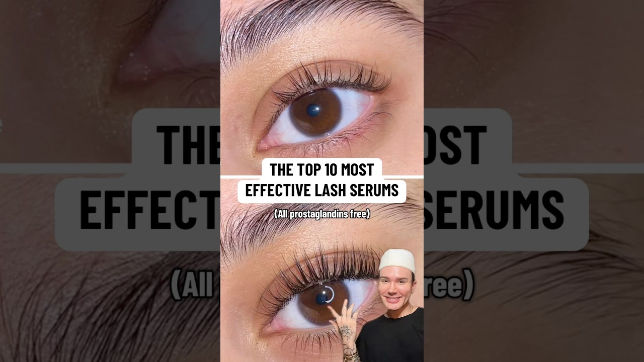 THE BEST EYELASH GROWTH SERUMS!🤩 #eyelashes #eyelashextensions #lashes #lashextensions #beautytips