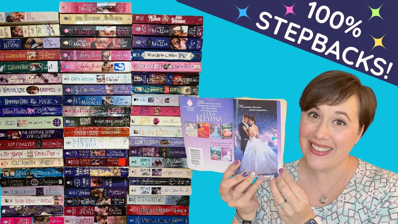 Used Historical Romance Book Haul ❤️ More than 60 Stepbacks!