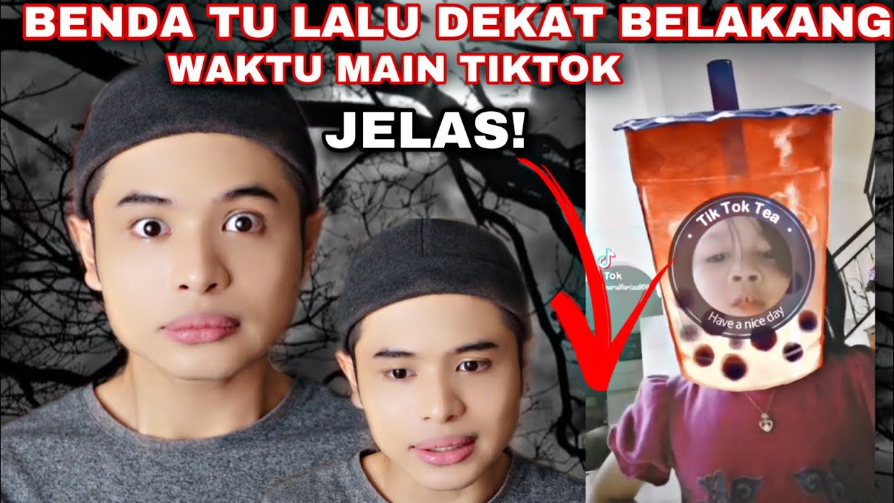 NOURROR❗️| BENDA TU LALU DEKAT BELAKANG WAKTU MAIN TIKTOK😱| NAMPAK JELAS DIA LALU😭❗️