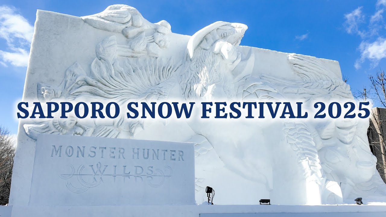 SAPPORO SNOW FESTIVAL 2025 in Hokkaido Japan