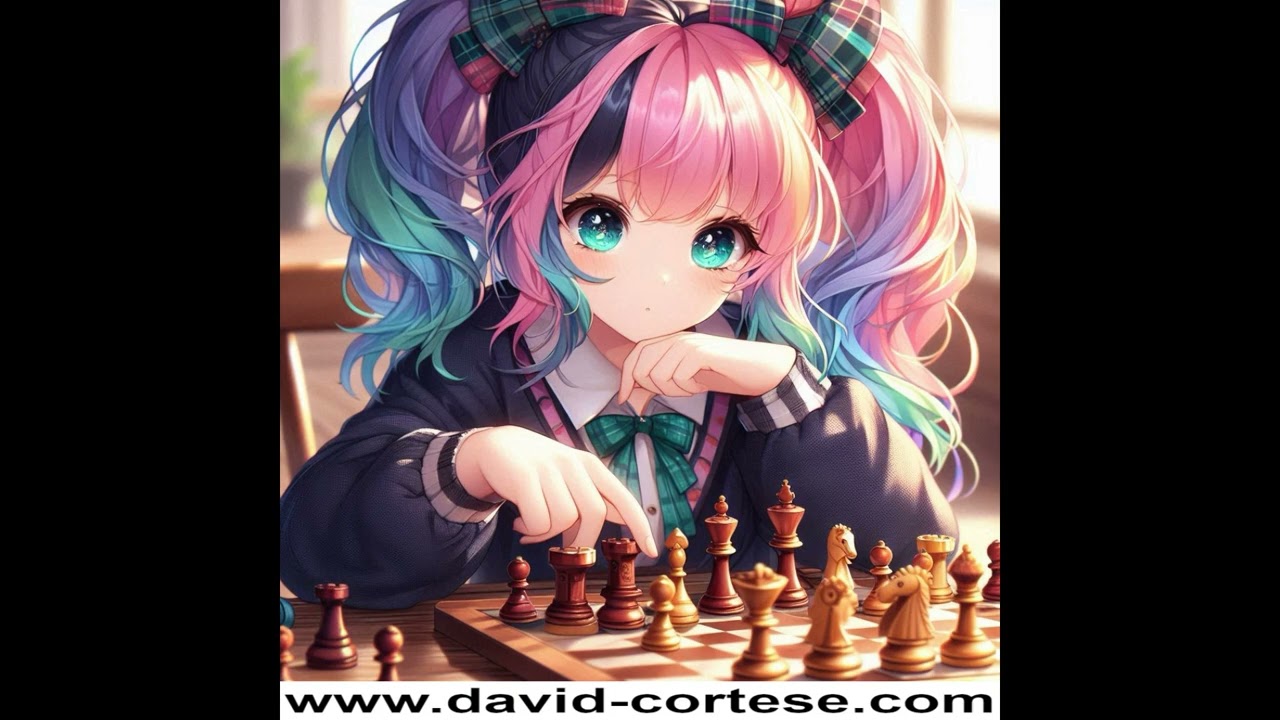 MANGA GIRL PLAYING CHESS 🎶 DIGITAL MUSIC