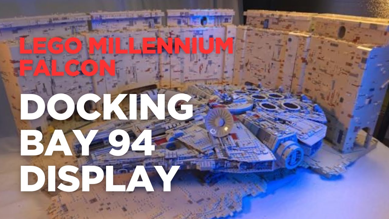 The Most Expensive LEGO UCS Millennium Falcon Moc Display Ever… Docking Bay 94.