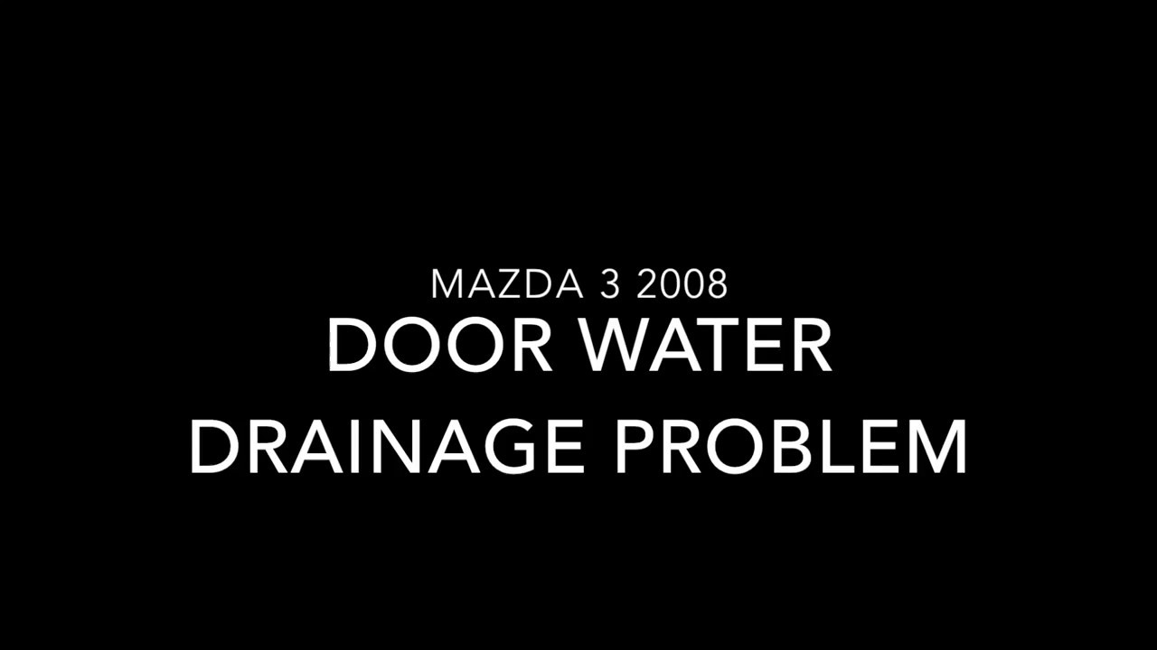 Door Holding Water fixed