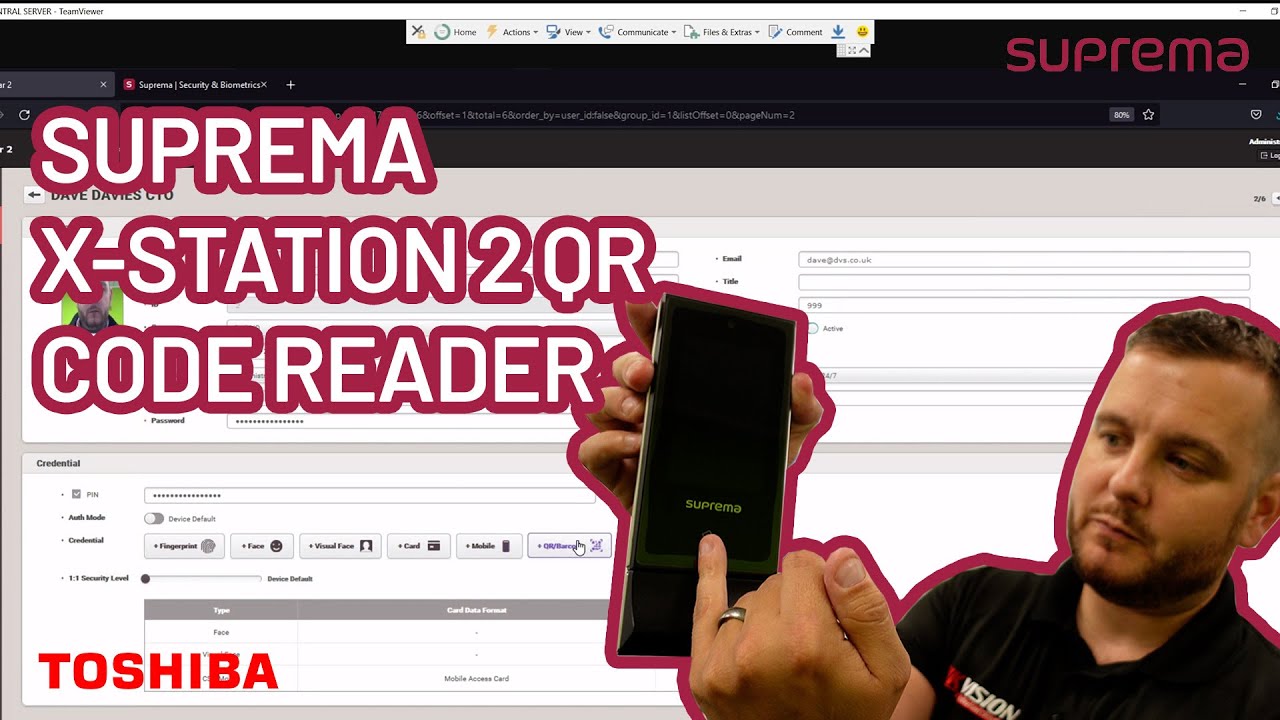 Универсальный интеллектуальный терминал Suprema X-Station 2