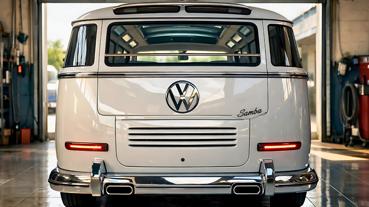 Возвращение легенды... Полная презентация Volkswagen Samba Bus 2026 года!