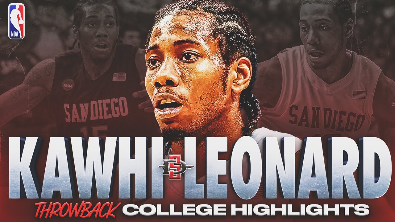 THROWBACK: Kawhi Leonard College Highlights | San Diego State | NCAA