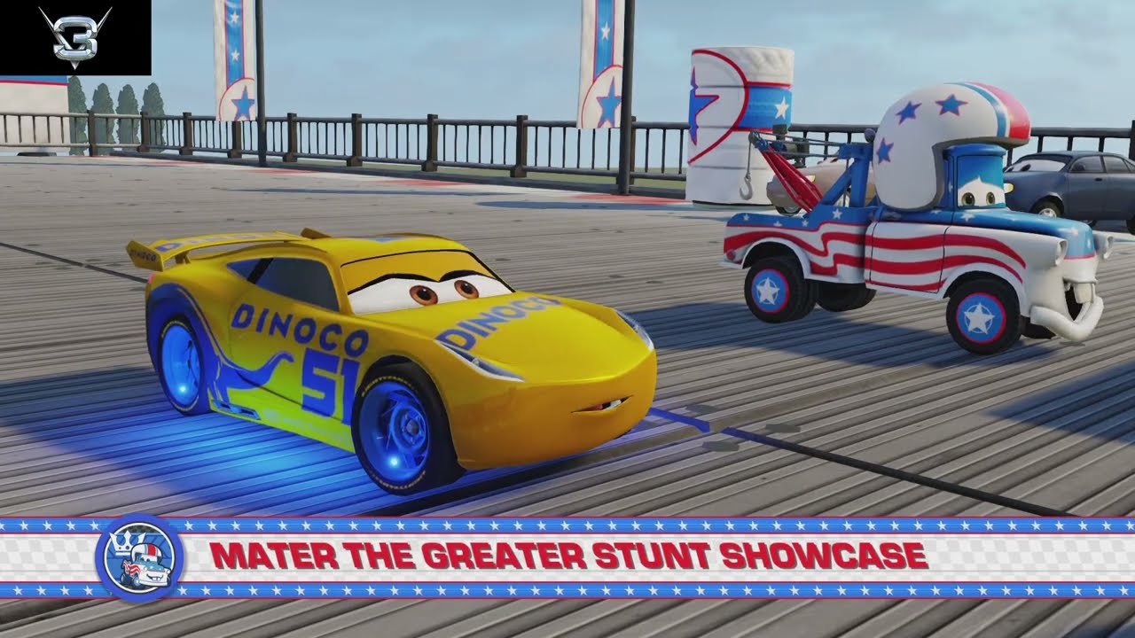 Cars 3: Driven to Win | Cruz Ramirez vs. Mater The Greater Stunt Showcase