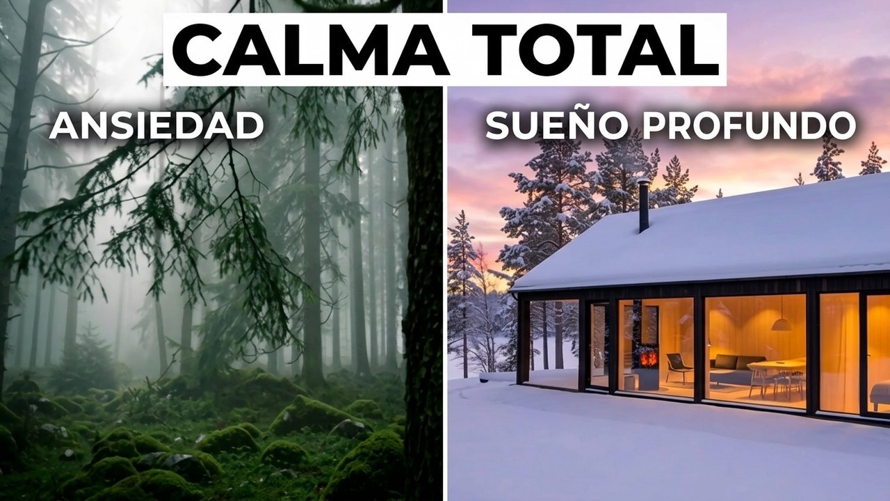 1 HORA de Calma Nórdica: Música Ambient para Dormir y Aliviar el Estrés 🌲❄️