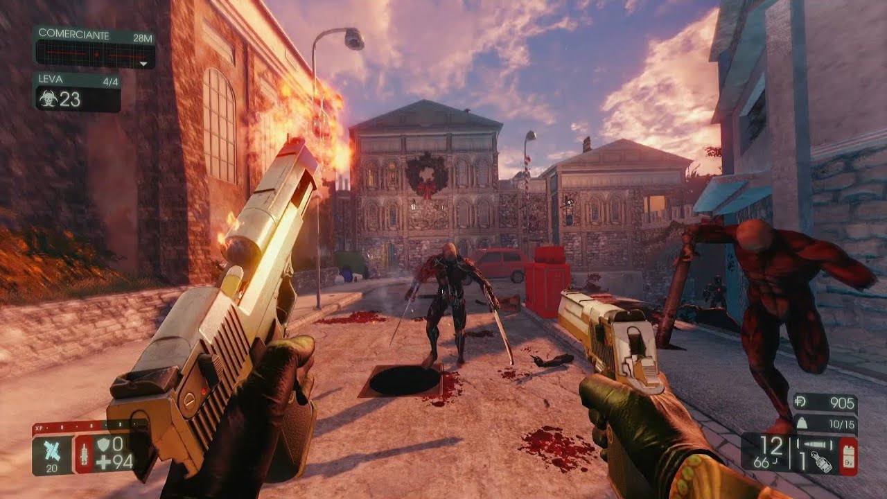KILLING FLOOR 2 | Classe: PISTOLEIRO | Mapa: CARILLON HAMLET | 4 Levas | DIFÍCIL! (PS4 1080p)