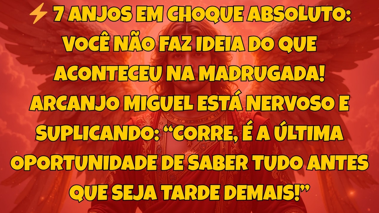 ⚡ 7 ANJOS EM CHOQUE ABSOLUTO: VOCÊ NÃO FAZ IDEIA DO QUE ACONTECEU NA...